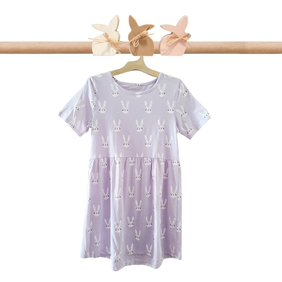 City streets bunny graphic print jersey dress - Picture 1 of 2